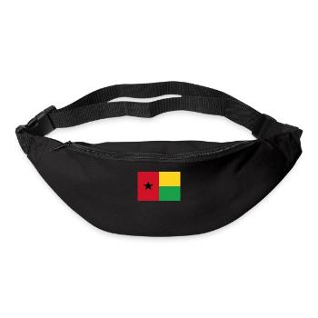 Drapeau officiel de la Guinée Fierté du pays guinéen - Sac banane - noir - Devant