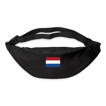Drapeau officiel des Pays-Bas Hollande Pays-Bas - Sac banane - noir - Devant