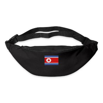 Official North Korea Flag North Korean Country - Bum bag - black - Front
