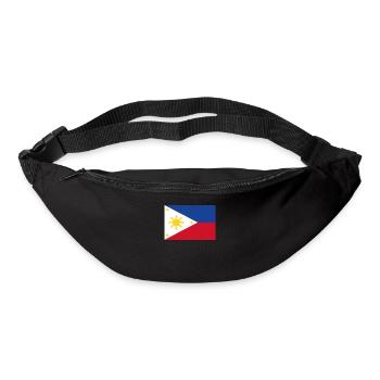Drapeau officiel des Philippines Philippine Country Pride - Sac banane - noir - Devant