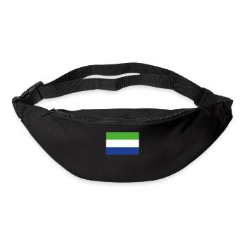Official Sierra Leone Flag Sierra Leonian Country - Bum bag - black - Front