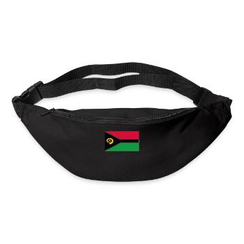 Offizielle Vanuatu Flagge Vanuatuan Country Pride - Gürteltasche - Schwarz - Vorne