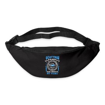 Scottish Blood Runs Through My Veins - Bum bag - black - Front