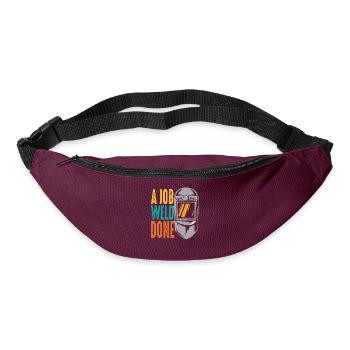A Job Weld Done Retro - Bum bag - burgundy - Front