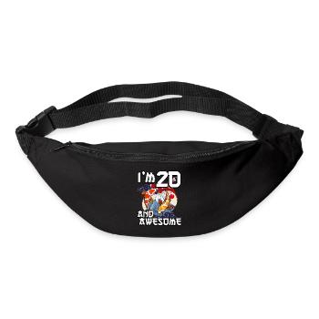 I Am 20 And Awesome Japanese Carp Koi - Bum bag - black - Front