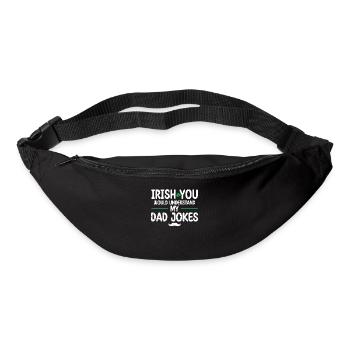 Irish You Would Understand My Dad Jokes Green - Bum bag - black - Front