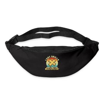 I Got Skills And They Are Multipyin' Math Quotes - Bum bag - black - Front