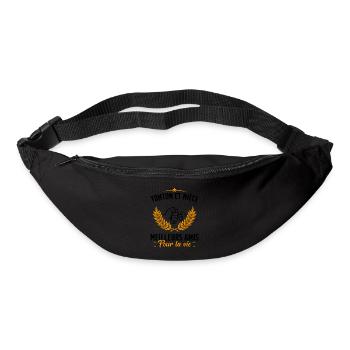Tonton et Nièce Meilleurs amis pour la vie Cadeau - Sac banane - noir - Devant