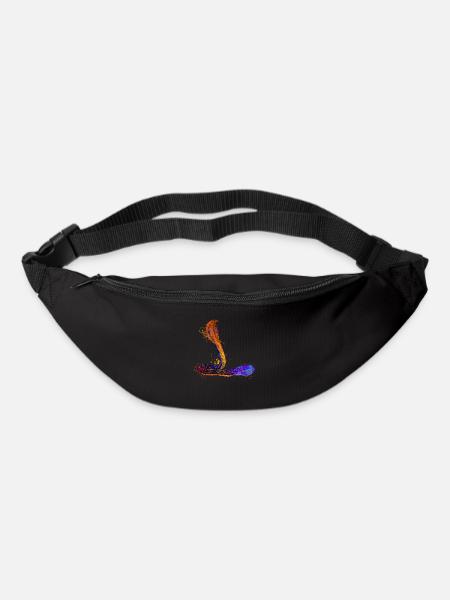 Cobra coloré - Sac banane - noir