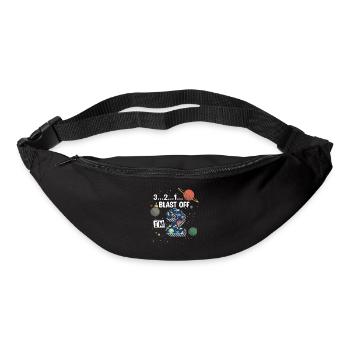 Blast Off Ich Bin2 Jahre Alt, 2. Geburtstag - Gürteltasche - Schwarz - Vorne