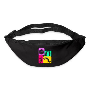 Volleyball Volleyballspieler - Gürteltasche - Schwarz - Vorne