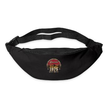 Les Légendes Sont Nées En Décembre 1975 - Sac banane - noir - Devant