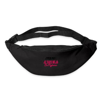 J'peux pas Je suis déjà en Pyjama - Sac banane - noir - Devant
