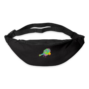 Table tennis colorful Table tennis bats - Bum bag - black - Front
