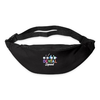 Technicien dentaire, cadre dentaire, hygiéniste dentaire - Sac banane - noir - Devant