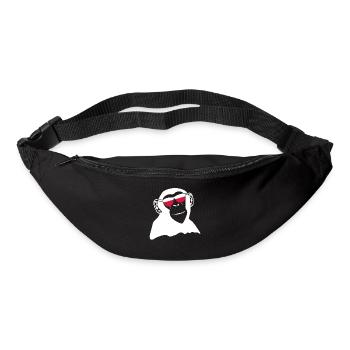 Polish flag Pole Chimpanzee Poland - Bum bag - black - Front