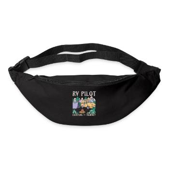 Camping camping-car, VR - Sac banane - noir - Devant