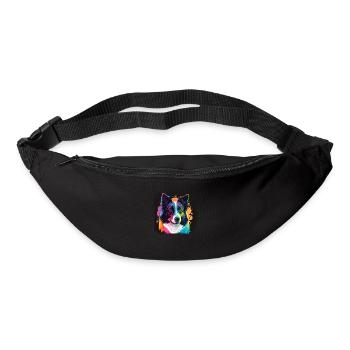 Dog Saying Border Collie Design - Bum bag - black - Front