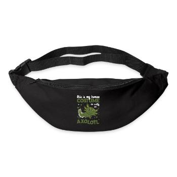 C’est mon costume humain im vraiment un axolotl - Sac banane - noir - Devant