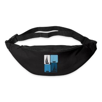 Sailing Boats Sailboat - Bum bag - black - Front