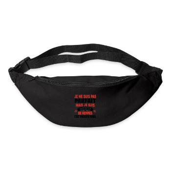 Pas Parfait mais Je suis Supporter de Rennes - Sac banane - noir - Devant