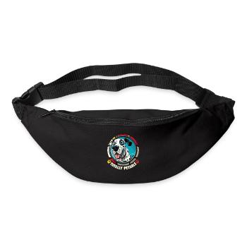 Dog saying Dalmatian design for dog lovers - Bum bag - black - Front