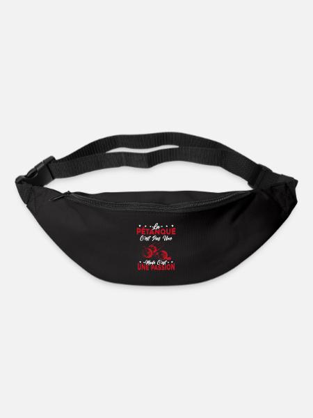 la pétanque Est Une Passion Cadeau - Sac banane - noir