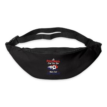 le football Est Une Passion joueur de foot - Sac banane - noir - Devant