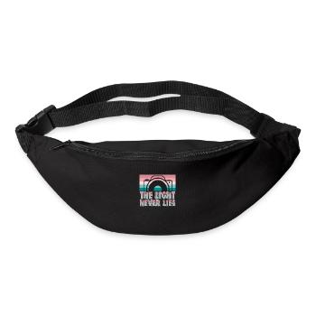 Photography The light never lies photographer - Bum bag - black - Front