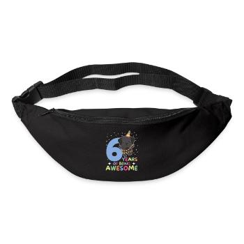 Labrador pour les enfants de 6 ans - Sac banane - noir - Devant
