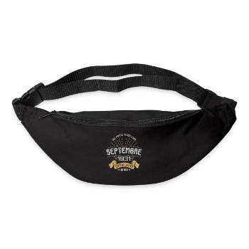 Septembre 1931 92 Ans Anniversaire Vintage Cadeau - Sac banane - noir - Devant
