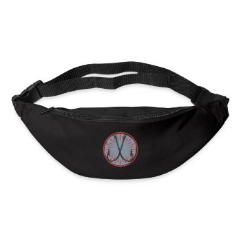 Angelhaken Angel Design Angler Angeln Anglerin - Gürteltasche - Schwarz - Vorne