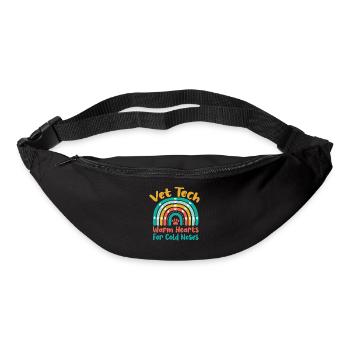 vétérinaire, vétérinaire, vétérinaire - Sac banane - noir - Devant