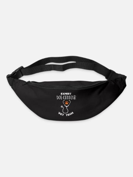 Tierarzt, Tierarzt, Tierarzt - Gürteltasche - Schwarz