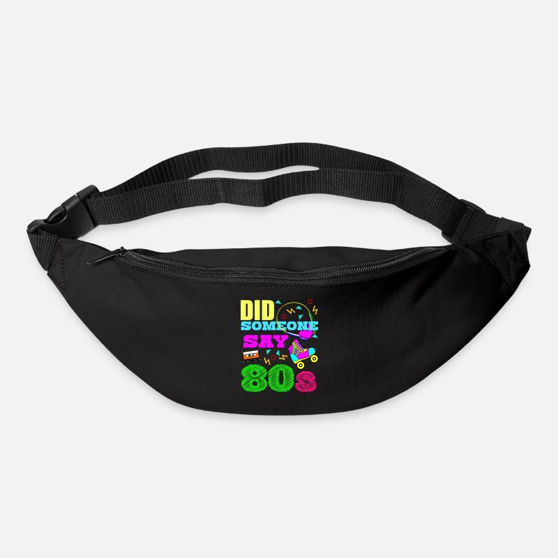 80er Disco 1980 Party 80s - Gürteltasche - Schwarz