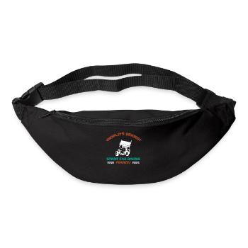 Sprint car races, sprint cars, dirt track races - Bum bag - black - Front