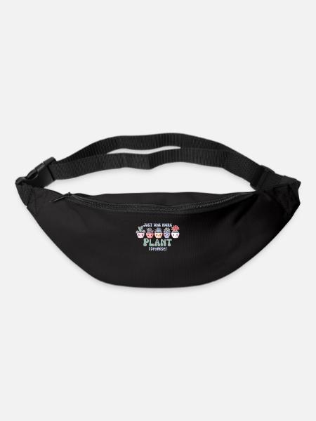 Lustiger Pflanzen Spruch Pflanze Kawaii Sukkulente - Gürteltasche - Schwarz