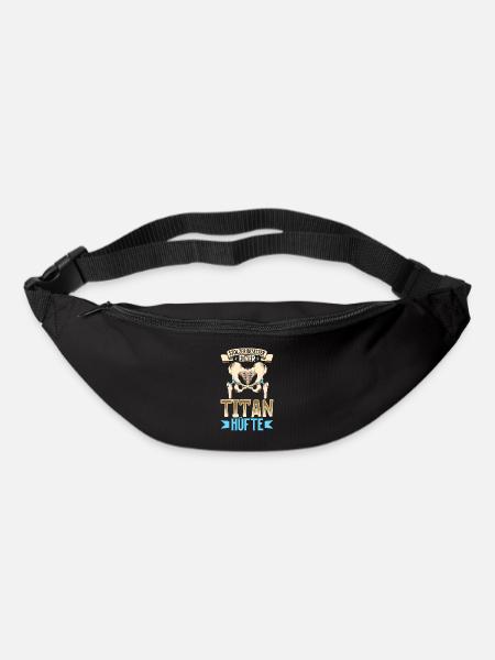 Stolzer Besitzer einer Titan Hüfte - Neue Hüfte - Gürteltasche - Schwarz