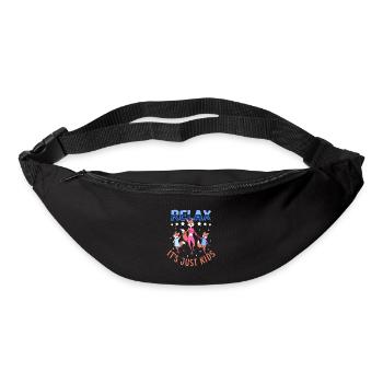 Relax it's just kids - Babysitter - Bum bag - black - Front