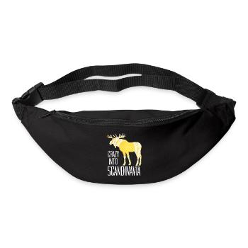 Scandinavie Viking Elk - Sac banane - noir - Devant