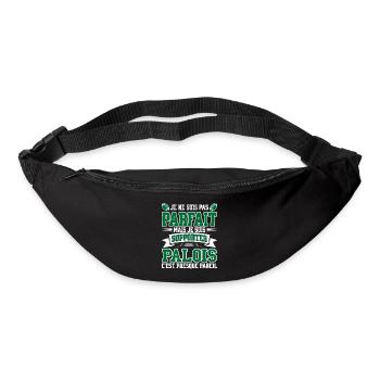 Homme Palois Pau Rugbyman Rugby Humour - Sac banane - noir - Devant