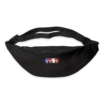 Fuchs für den vierten Juli USA Flagge Füchse - Gürteltasche - Schwarz - Vorne