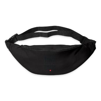 J'ai Deux Titres Tante Et Marraine Cadeau - Sac banane - noir - Devant