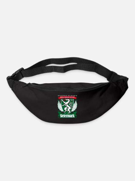 Steiermark Spruch - Gürteltasche - Schwarz
