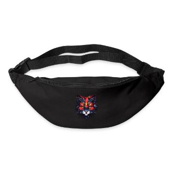 Cat Portrait - Bum bag - black - Front