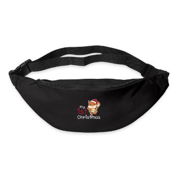 Squirrel Christmas Squirrel my 1st - Bum bag - black - Front