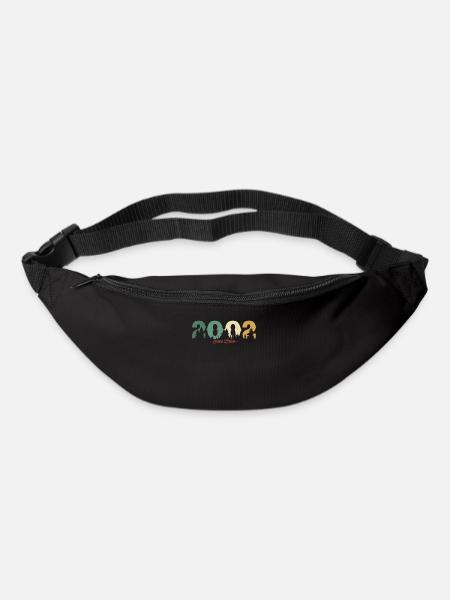 Vintage Natur Geburtstagsgeschenk 2002 - Gürteltasche - Schwarz
