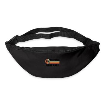 Ich kann keinen Vintage-Padel-Padelschläger haben - Gürteltasche - Schwarz - Vorne