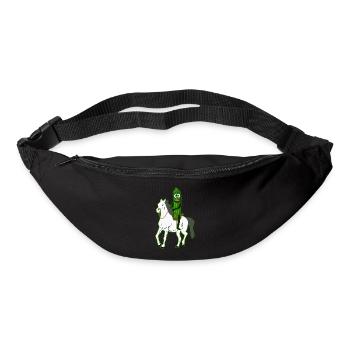 Concombre Équitation Cavalier Cavalier Concombres - Sac banane - noir - Devant