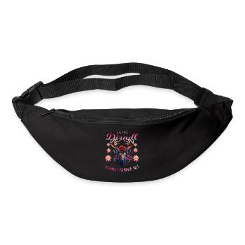 Trachtenshirt Damen In mei Dirndl kumm i nimma nei - Gürteltasche - Schwarz - Vorne